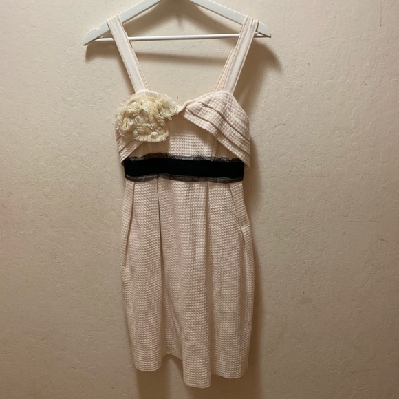 Anthro Deletta Cream Breakfasting Night Out Dress - Picture 2 of 7